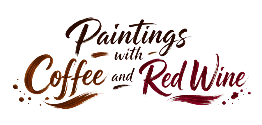 Paintings with Coffee and Red Wine