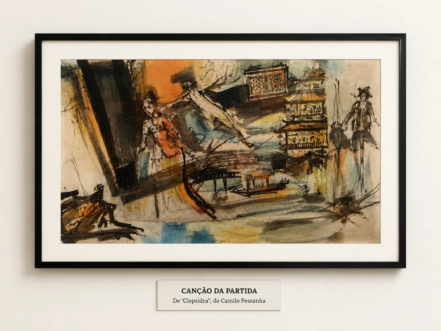 Lisbon and Alfama works shaped by Botiev’s daily surroundings, with Pessoa’s divided self appearing as a recurring presence.