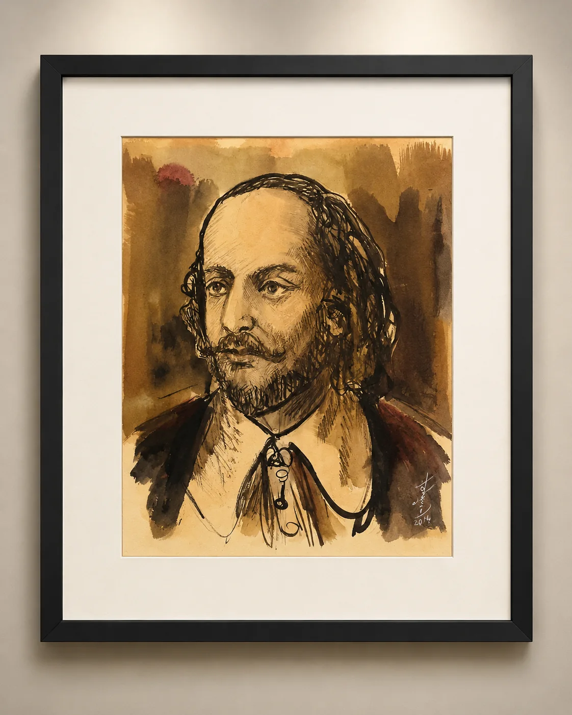 Framed portrait study by Rouslam Botiev, portfolio image 27