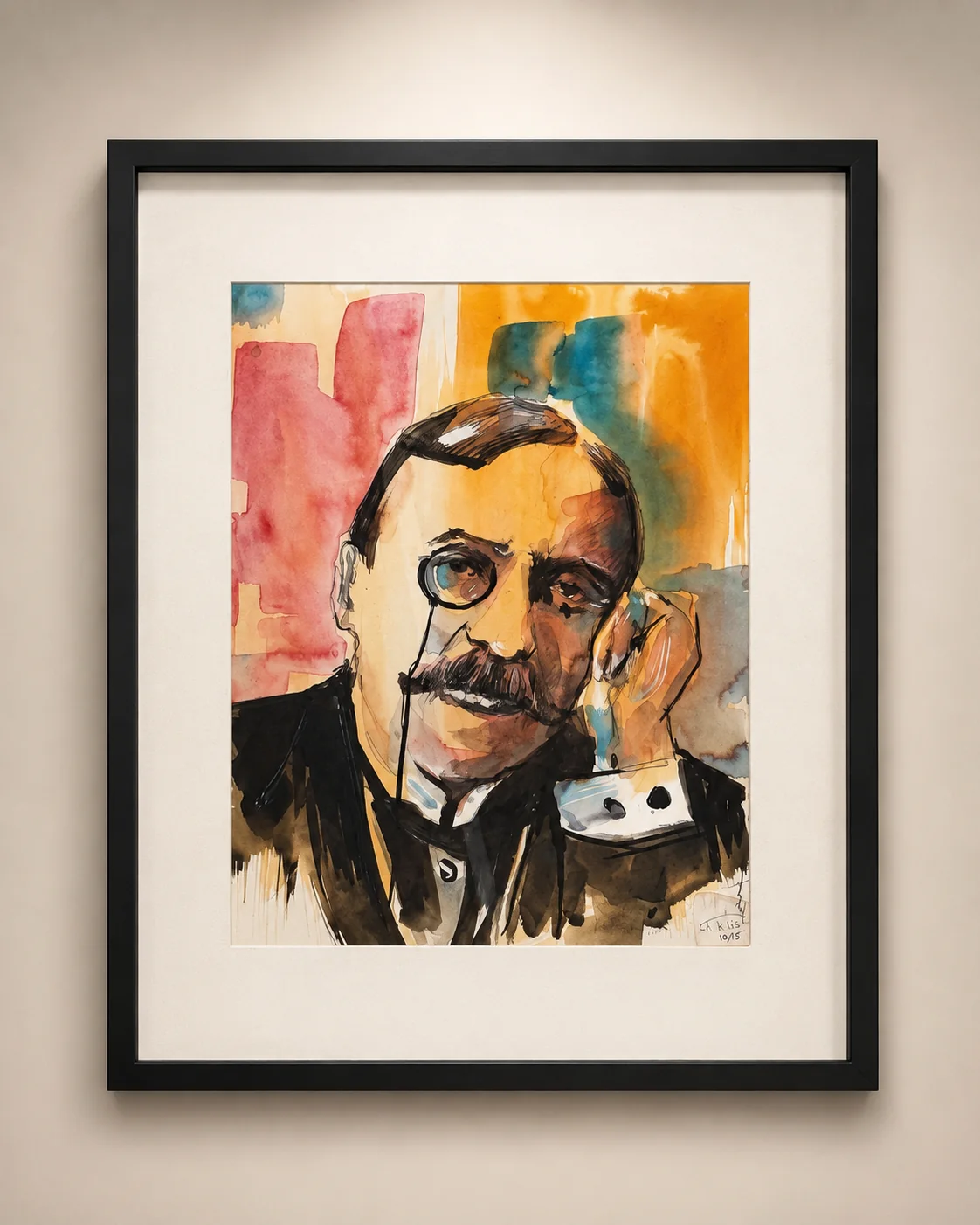 Framed portrait study by Rouslam Botiev, portfolio image 31