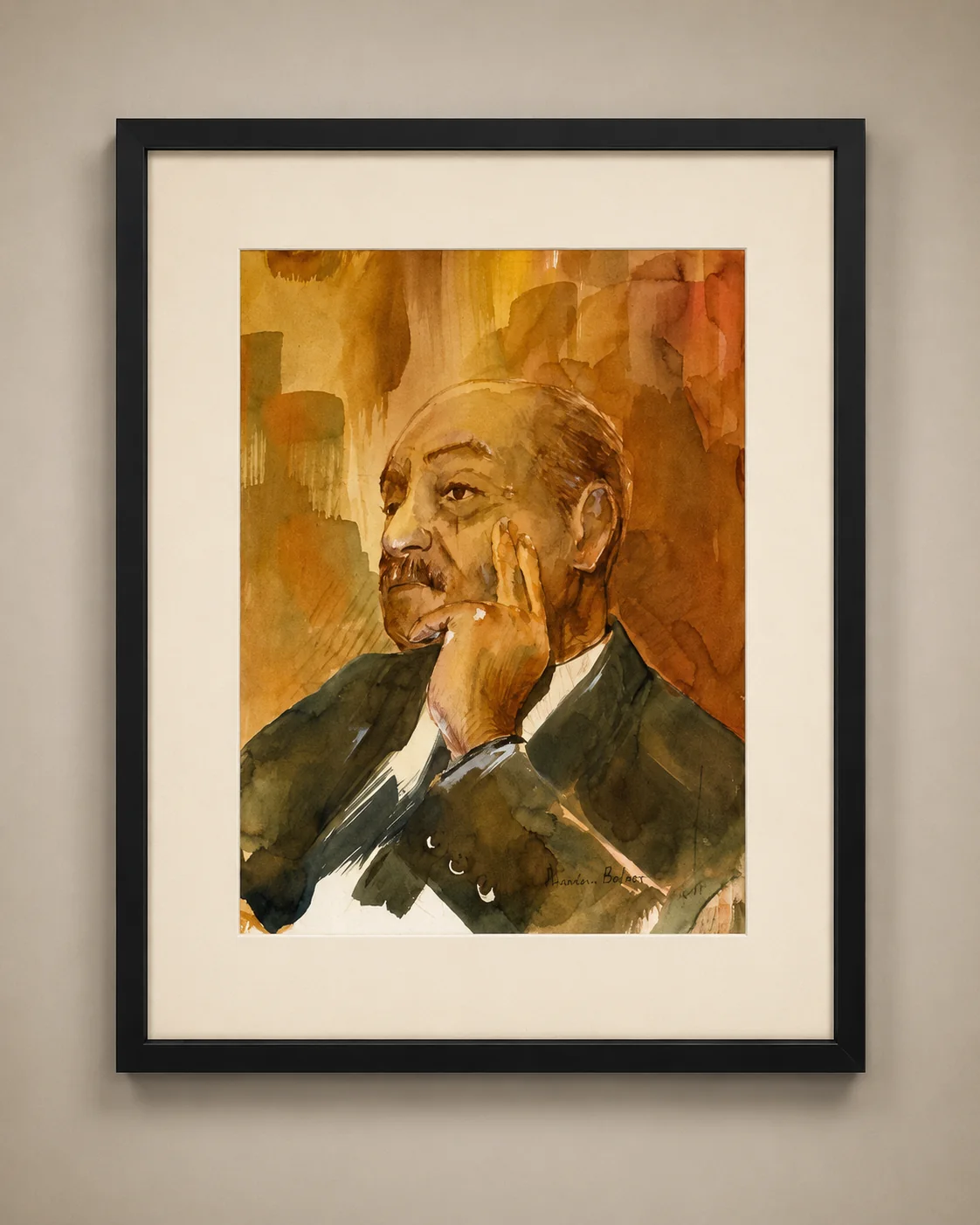 Framed portrait study by Rouslam Botiev, portfolio image 32