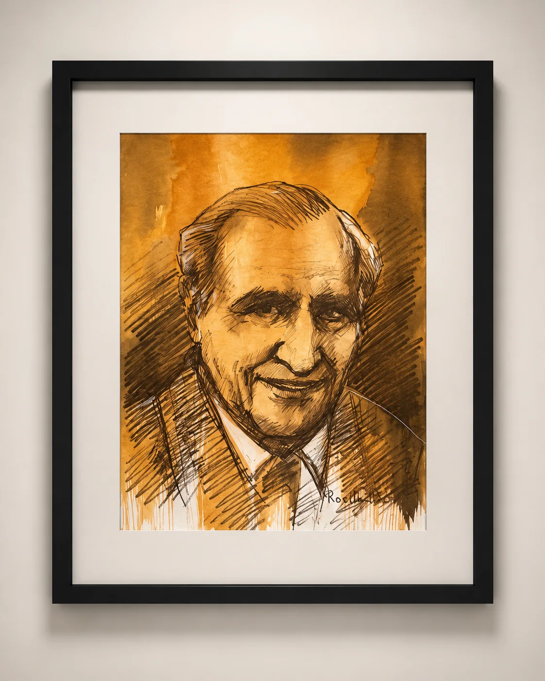 Framed portrait study by Rouslam Botiev, portfolio image 36