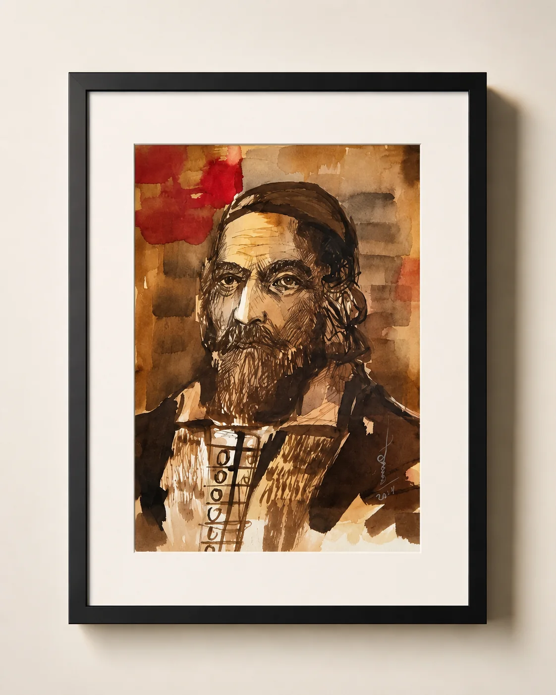 Framed portrait study by Rouslam Botiev, portfolio image 43
