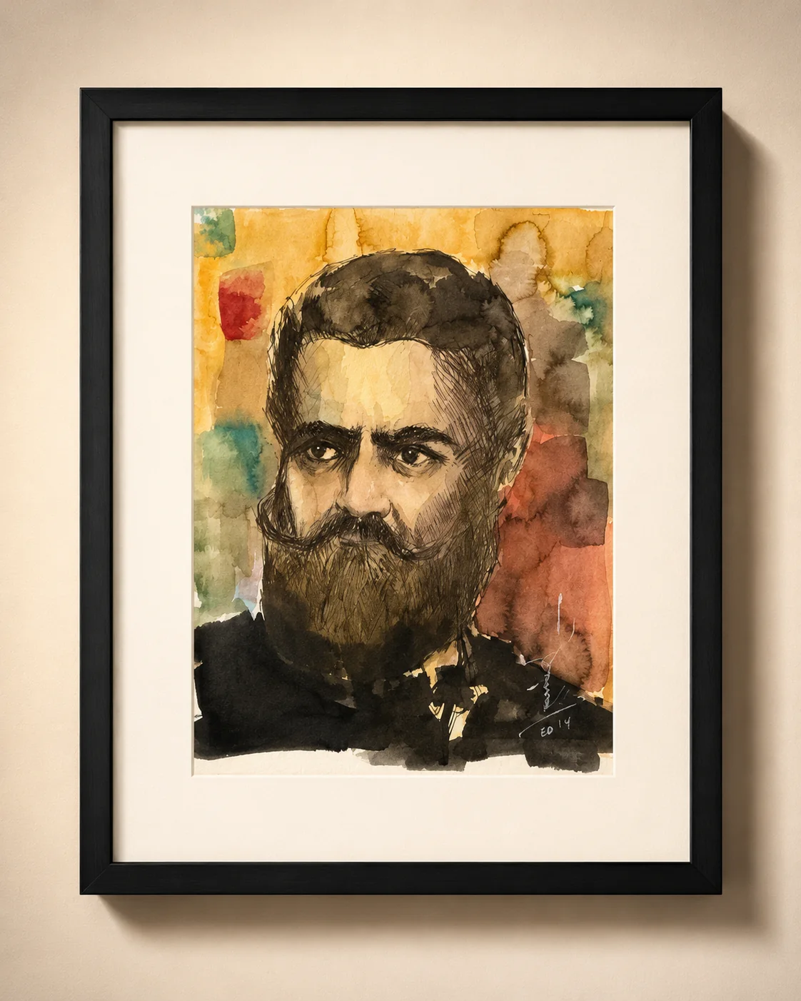 Framed portrait study by Rouslam Botiev, portfolio image 44