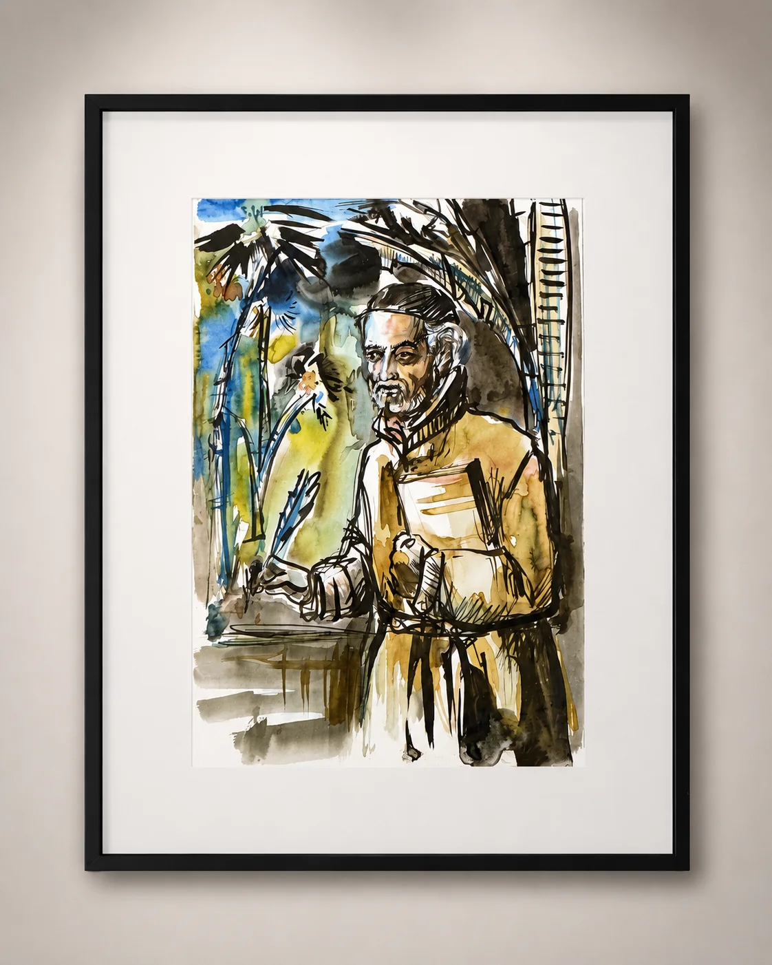 Framed portrait study by Rouslam Botiev, portfolio image 45