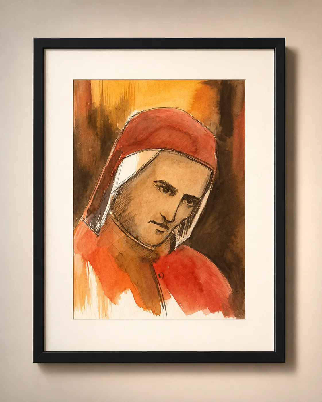 Framed portrait study by Rouslam Botiev, portfolio image 47