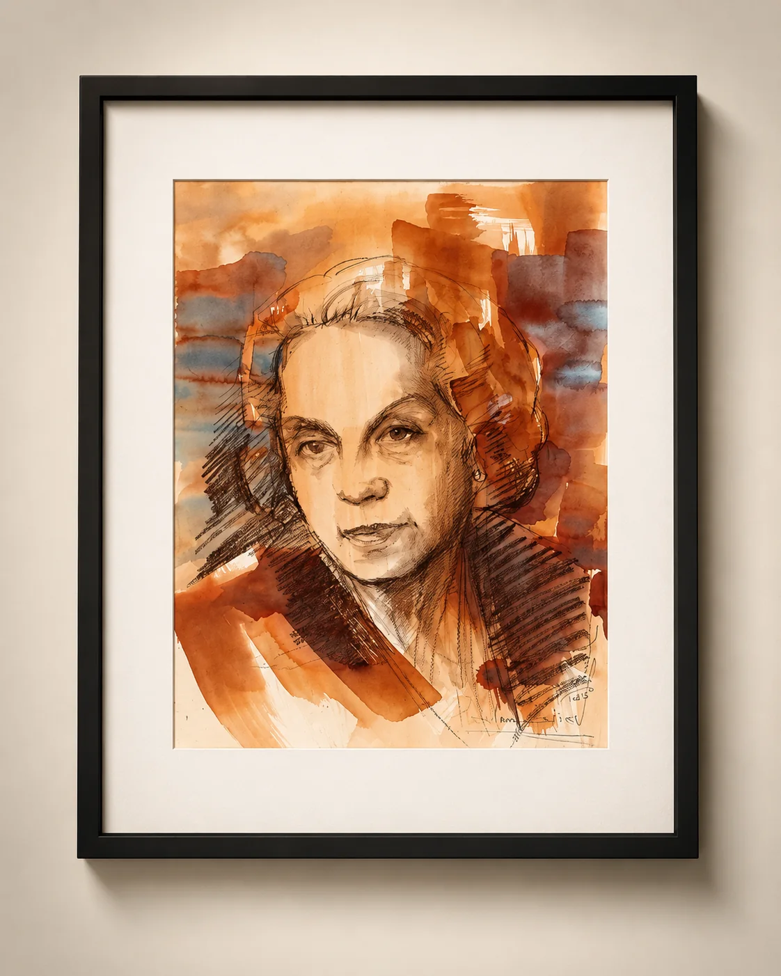 Framed portrait study by Rouslam Botiev, portfolio image 49