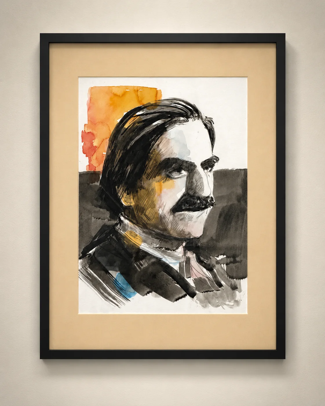 Framed portrait study by Rouslam Botiev, portfolio image 53