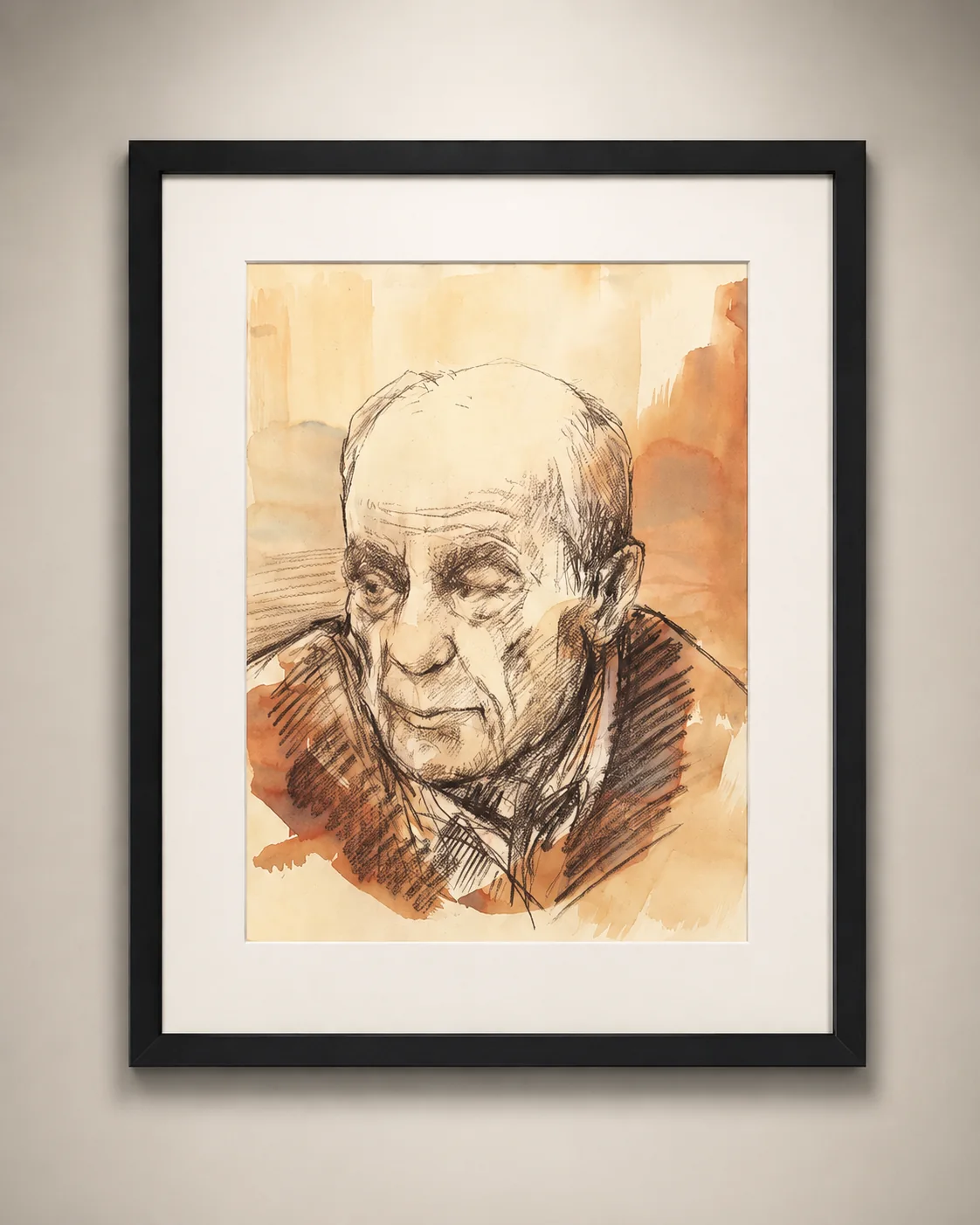 Framed portrait study by Rouslam Botiev, portfolio image 55