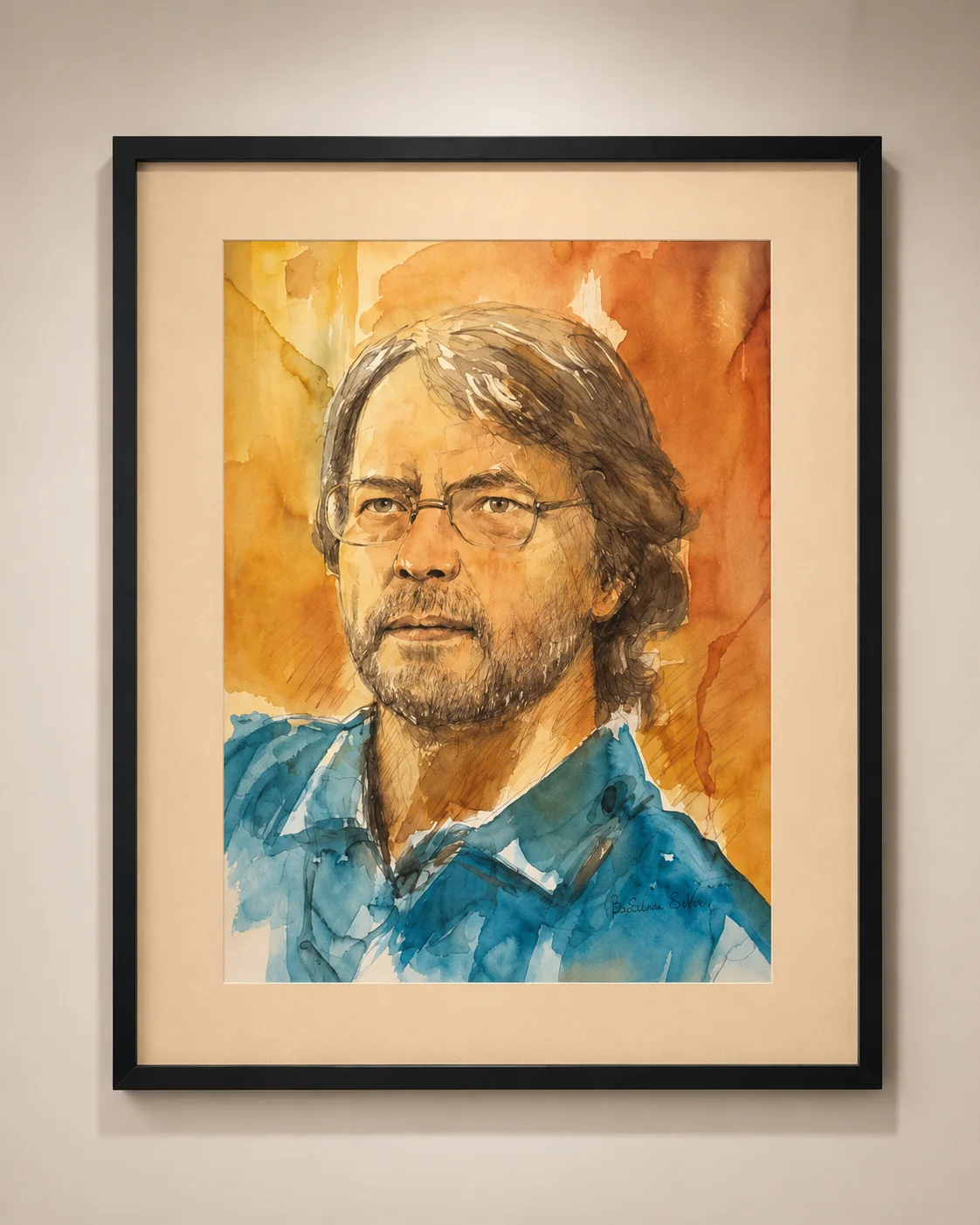 Framed portrait study by Rouslam Botiev, portfolio image 68