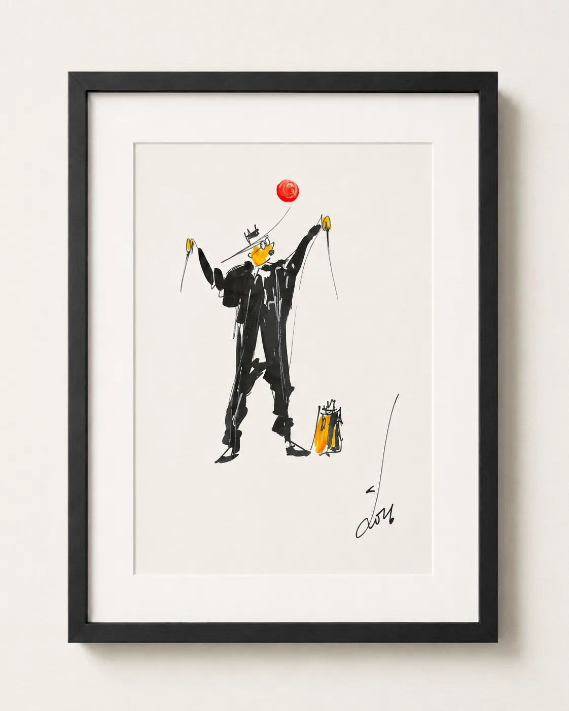 Framed figure study by Rouslam Botiev, portfolio image 72