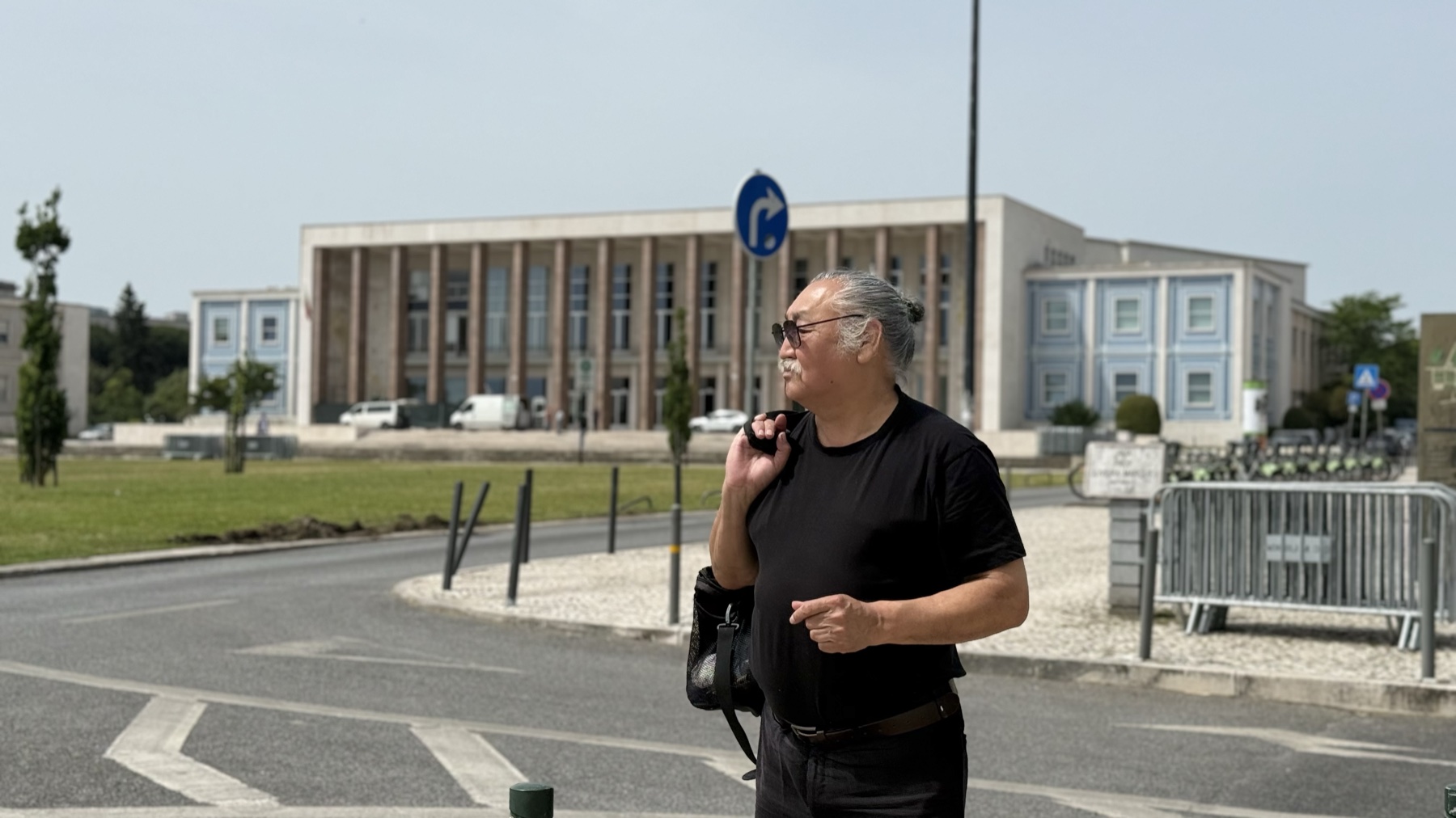 Rouslam Botiev standing outdoors in Lisbon