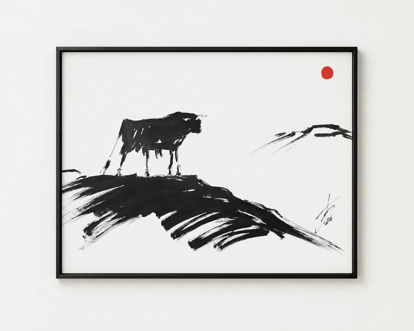Originalwerk von Rouslam Botiev: Stier