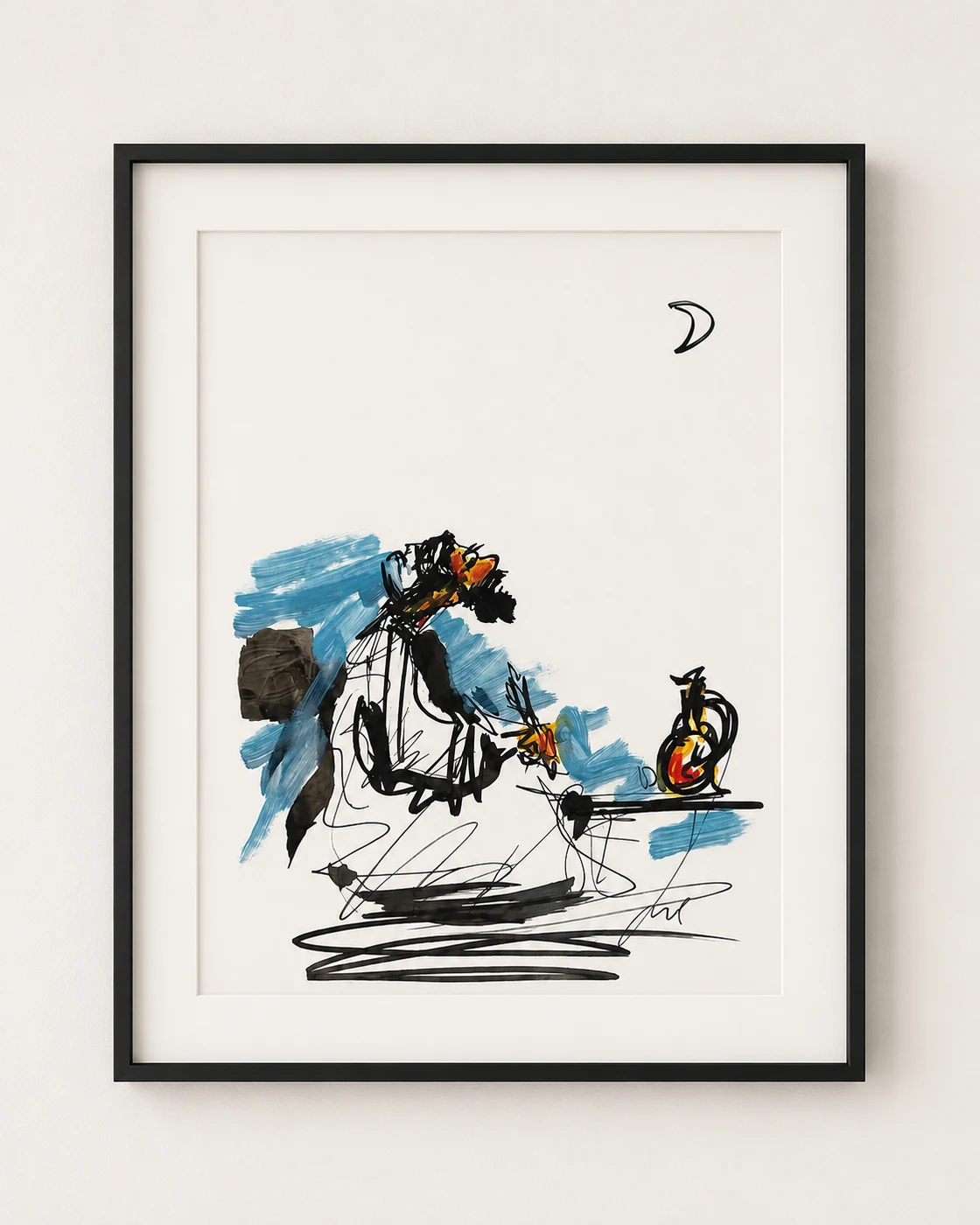 Originalwerk von Rouslam Botiev: Fado in Blau