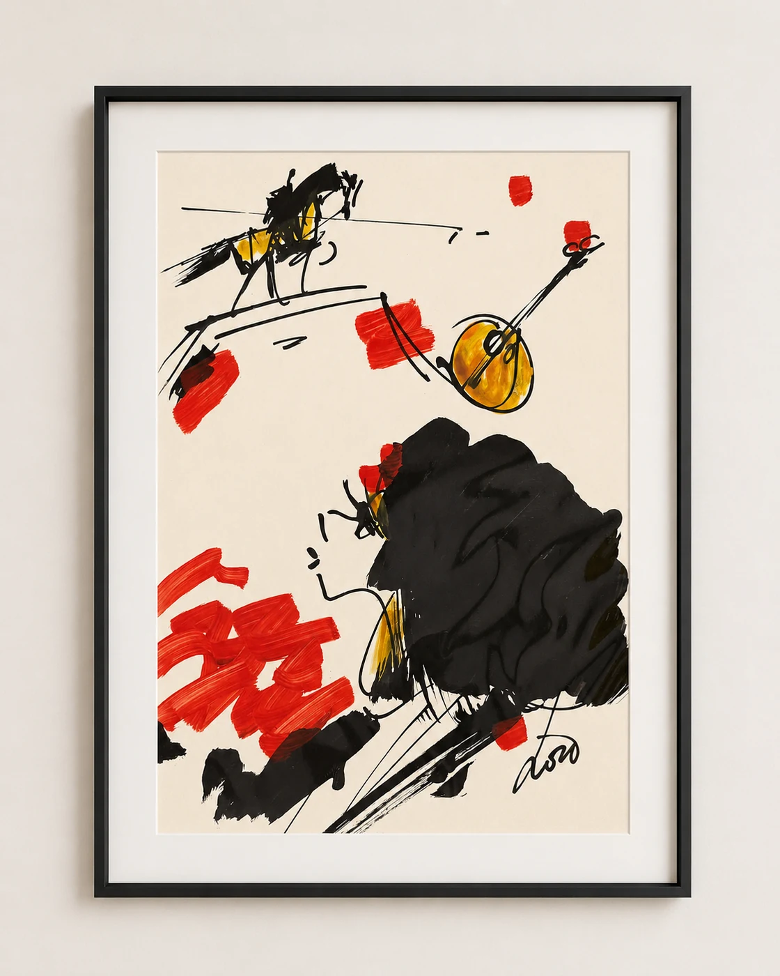 Originalwerk von Rouslam Botiev: Reiter und Fadista